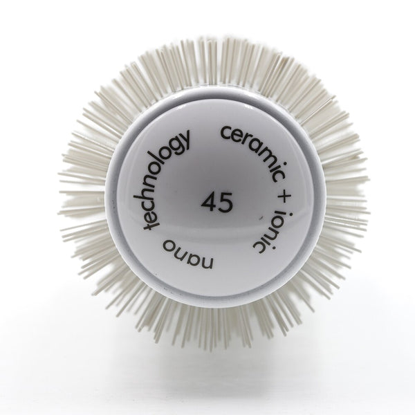 CestoMen Blue Rubber Ceramic Round Brush