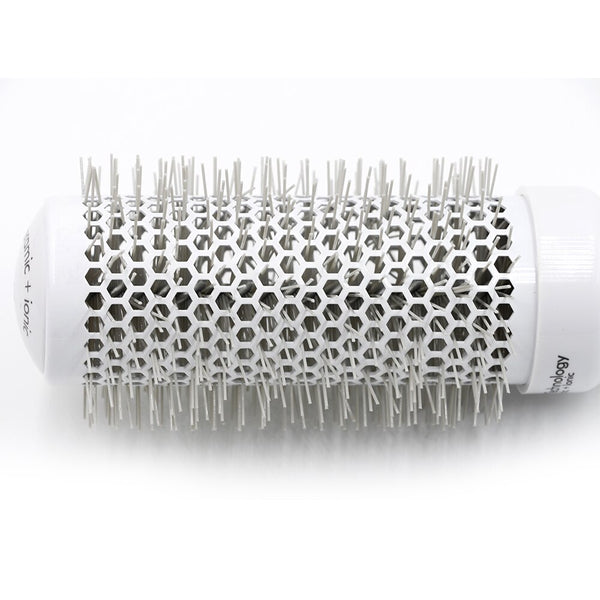 CestoMen Blue Rubber Ceramic Round Brush