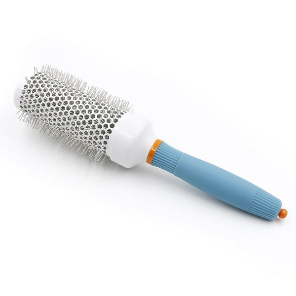 CestoMen Blue Rubber Ceramic Round Brush
