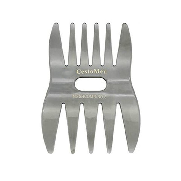CestoMen Handle Grip Large Tooth Detangling Curly Hair Comb