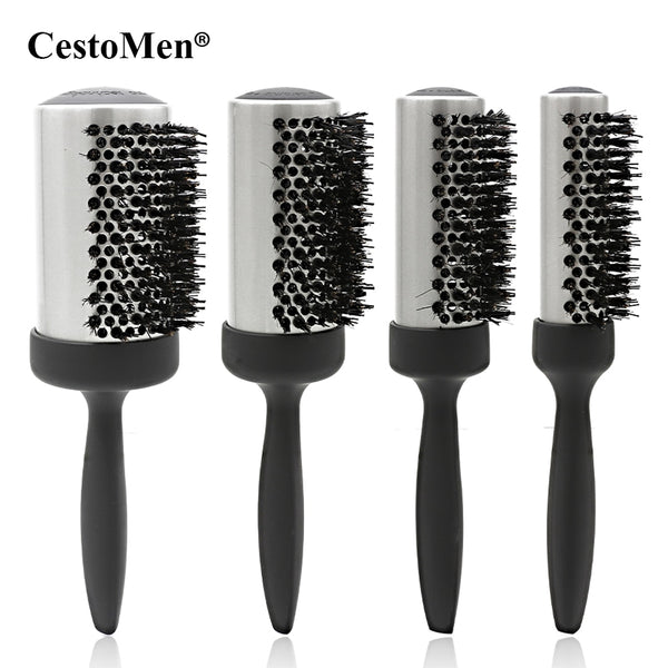 CestoMen  Half-sided Ceramic Round Brush
