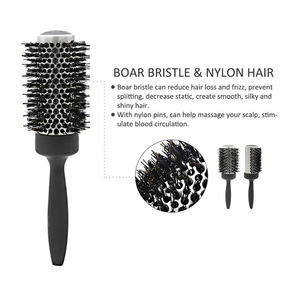 CestoMen  Half-sided Ceramic Round Brush