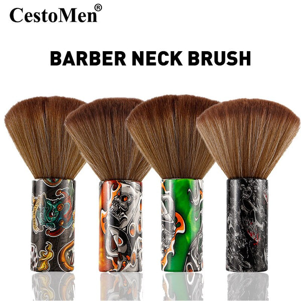 CestoMen Water Transfer Printing Soft Neck Duster Brush