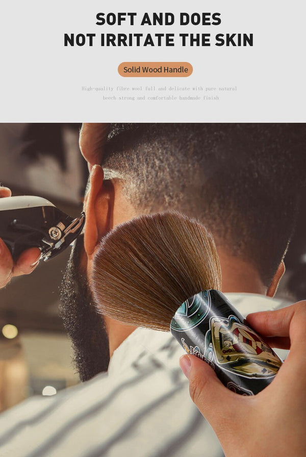 CestoMen Water Transfer Printing Soft Neck Duster Brush