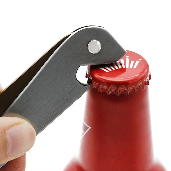 Stainless Steel Pocket Folding Beard Shaping Comb