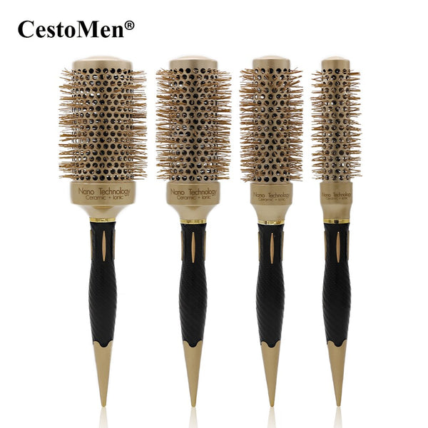 CestoMen Pro Aluminum Ceramic Round Brush