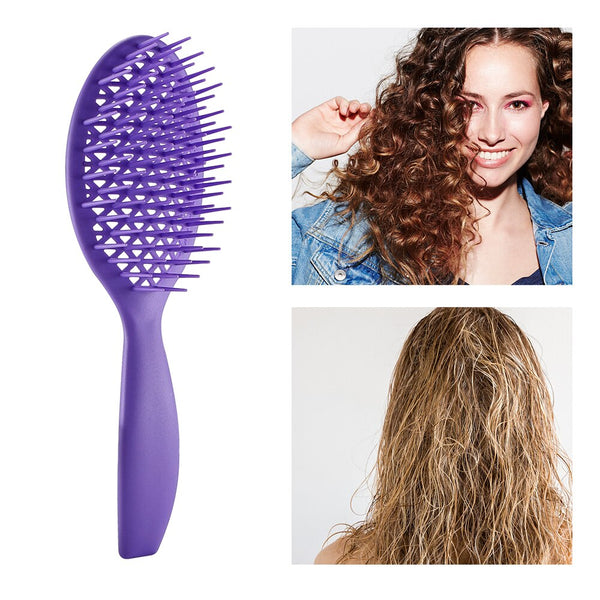 CestoMen 3pcs/set Purple Detangle Brush Set 03