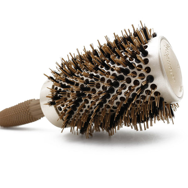 CestoMen Rubber Handle Ceramic Round Brush