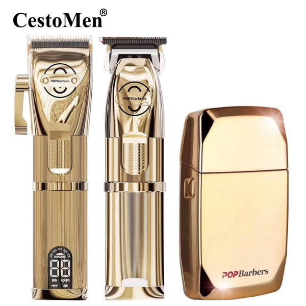 Electric Hair Clipper Rechargeable Shaver Beard Trimmer Kit