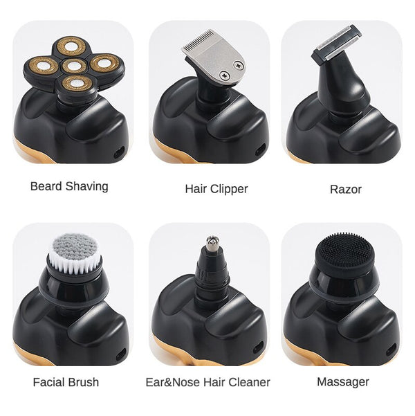 5D 5-in-1 Skull Men‘s Shavers 2 Colors