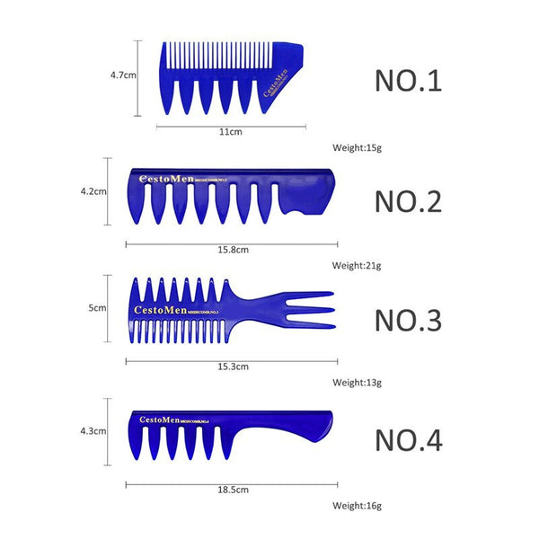 High-end Men's Hairstyle Styling Combs