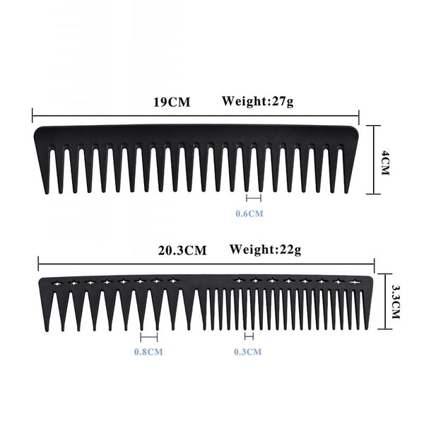Men's Vintage Oil Head Comb Anti-static Wide-tooth Comb