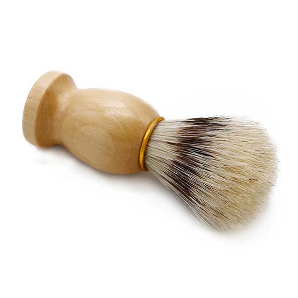 Hair Cleaning Appliance Tool Shaving Brush With Wood Handle