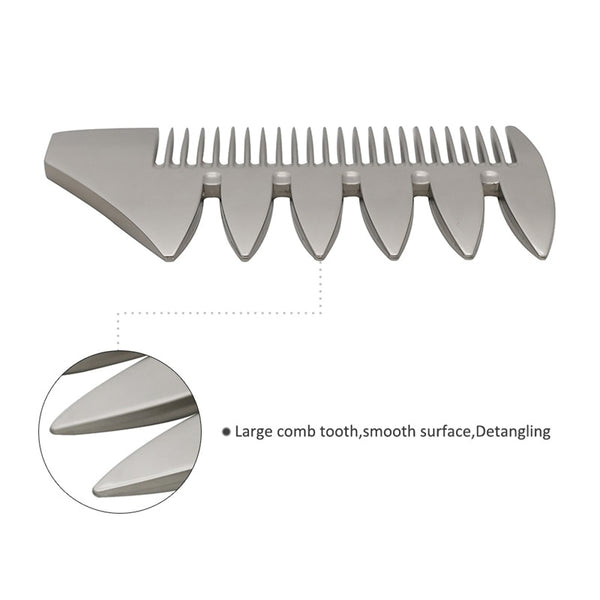 Mythus Big Metal Men's Hair Beard Styling Comb