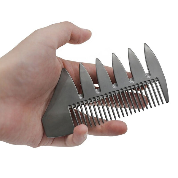 Mythus Big Metal Men's Hair Beard Styling Comb