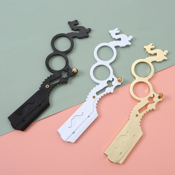 Double Ring Straight Razor