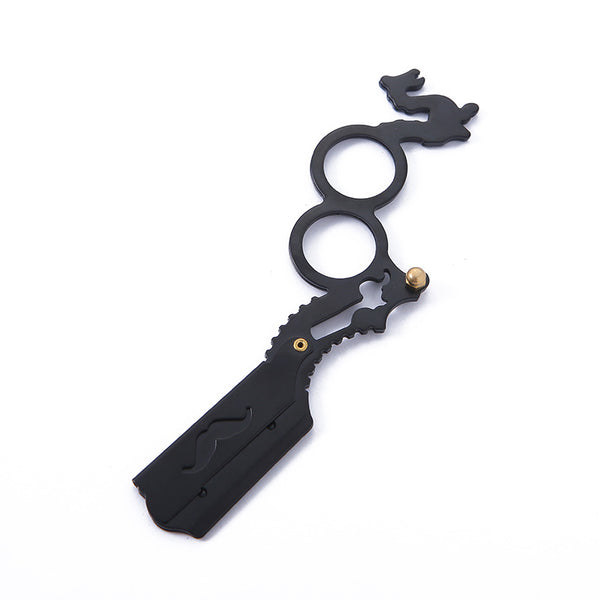 Double Ring Straight Razor