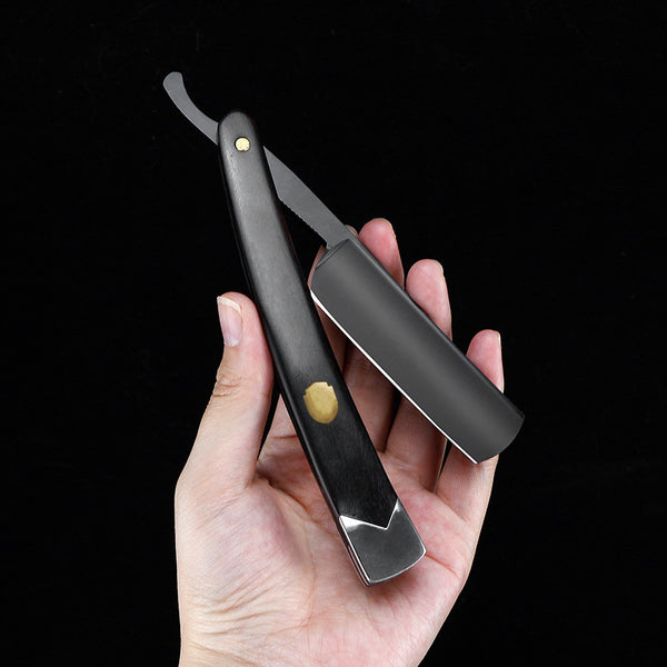Ebony Stainless Steel Razor Holder