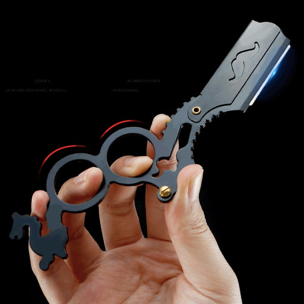Double Ring Straight Razor