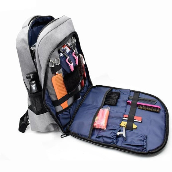 Portable Barber Backpack Grey