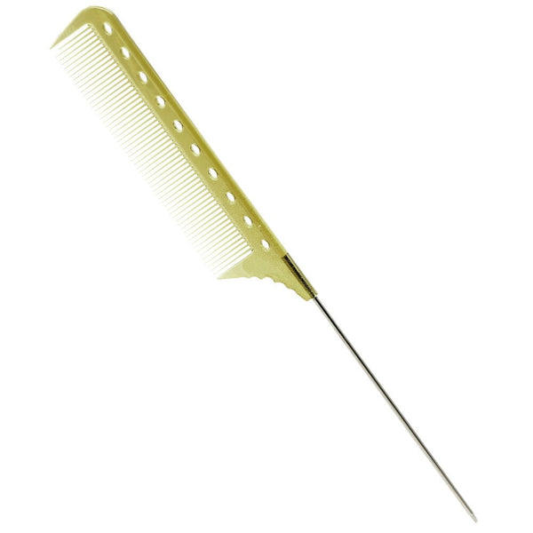 Pro 1pc Stainless Steel Hair Fish Tail Comb
