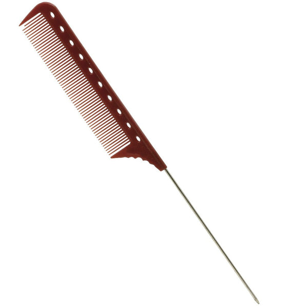 Pro 1pc Stainless Steel Hair Fish Tail Comb