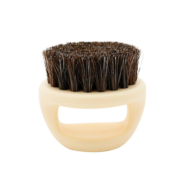 Pro Hairdresser Boar Bristle Ring Beard Comb