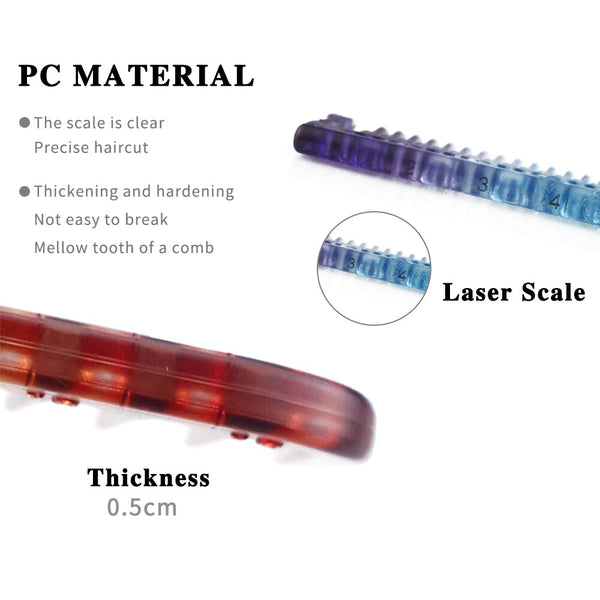 Rainbow Hair Cutting Comb