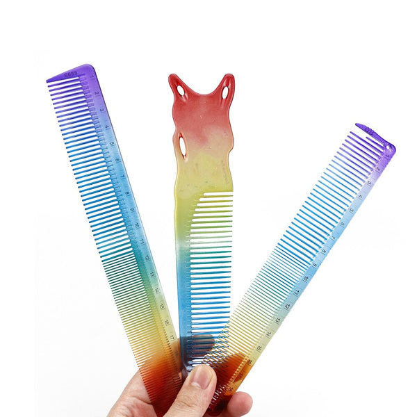 Rainbow Hair Cutting Comb