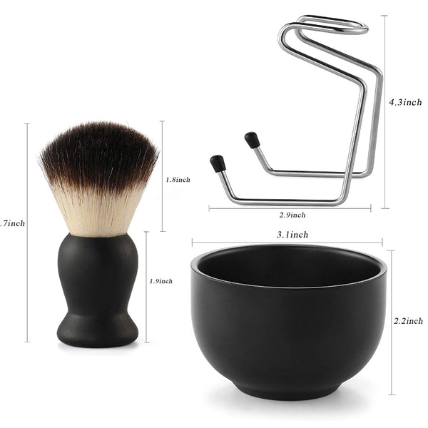 3in1 Shaving Brush Set for Men
