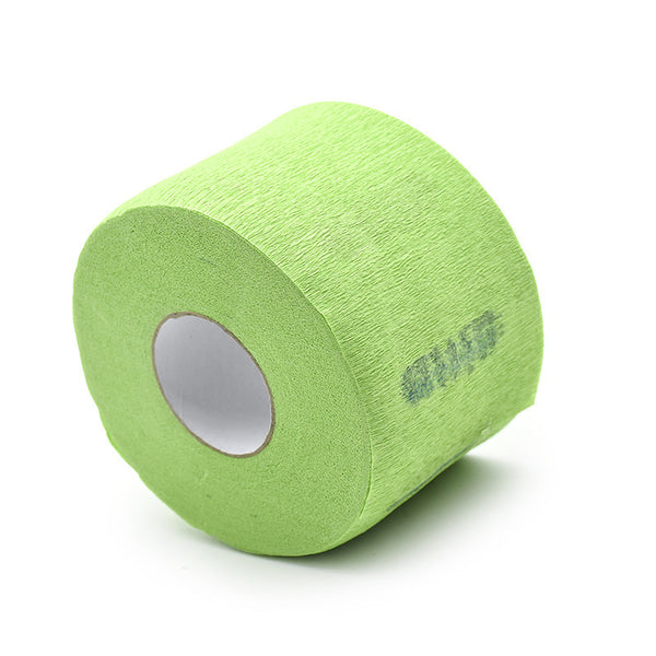 5 Rolls Disposable Neck Paper Strips (white,black,green)