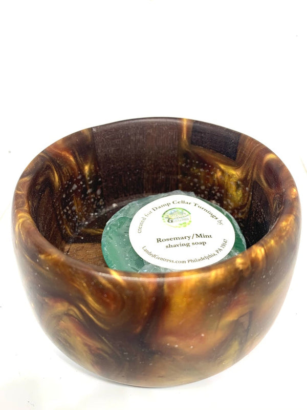 CestoMen Badger shave set, shaving brush with bowl