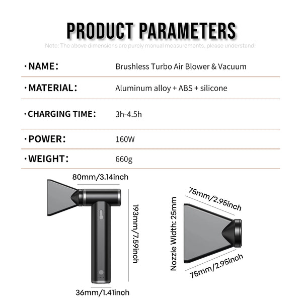 New Nozzle Jet Fan Blower 125000rpm