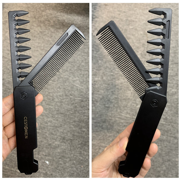 2-IN-1 Folding Comb Mater