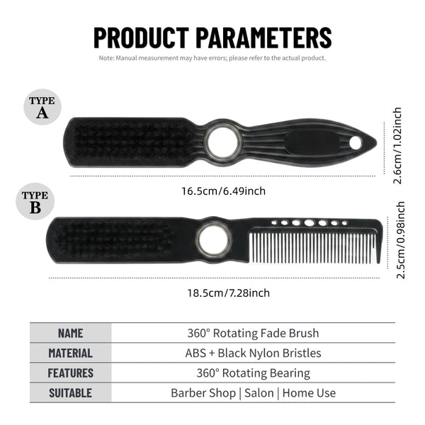 Upgraded Spin Fading Brush