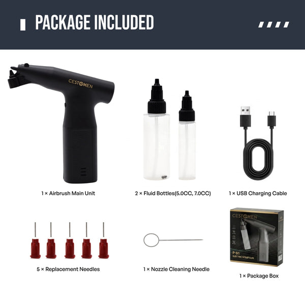 CESTOMEN CLOG-FREE WIRELESS AIRBRUSH