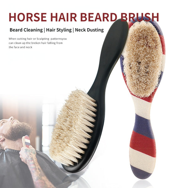 Horse Hair Beard Brush