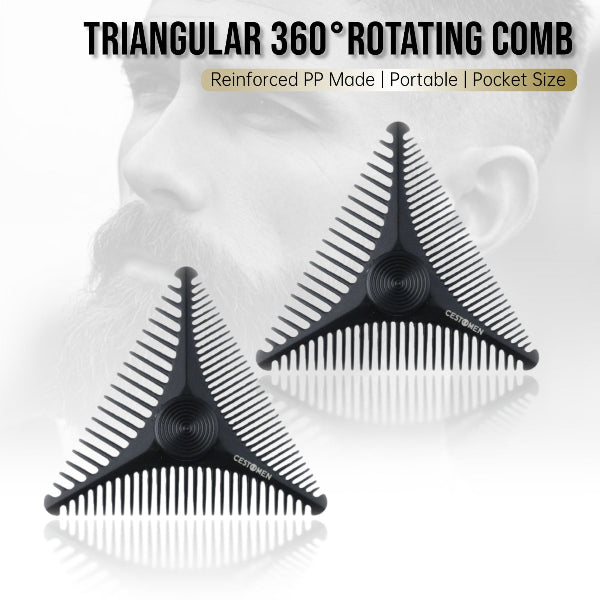 comb fiber spin Triangle Spining Comb – CestoMen Barber Supply