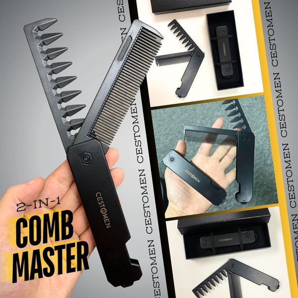 2-IN-1 Folding Comb Mater