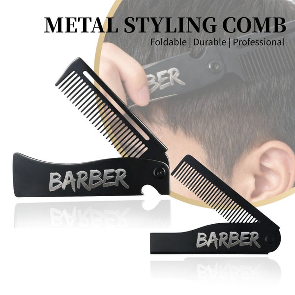 Barber Metal Fold Comb