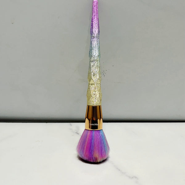 CESTOMEN Soft Haibrushes Unicorn Rainbow Duster Cosmetic Brushes
