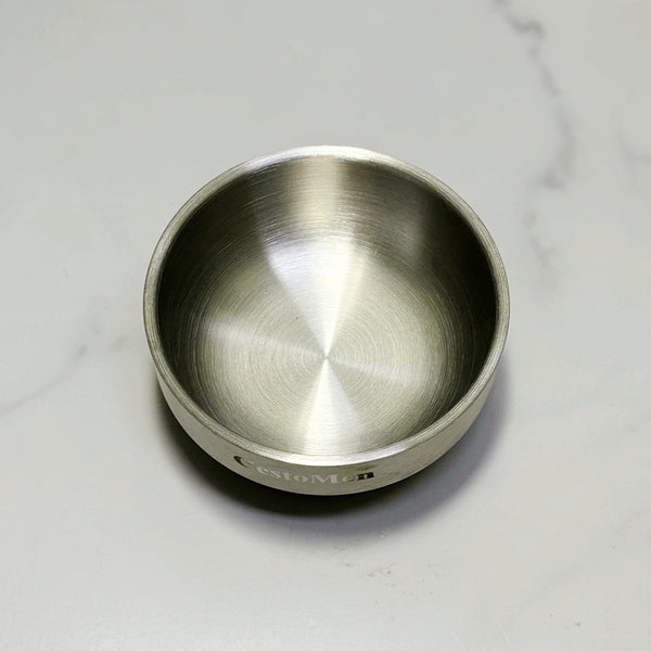 CESTOMEN Stainless Steel Shaving Bowl