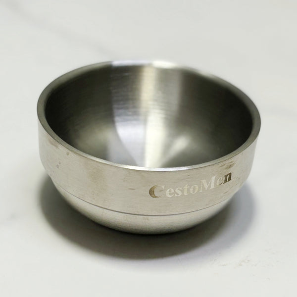 CESTOMEN Stainless Steel Shaving Bowl