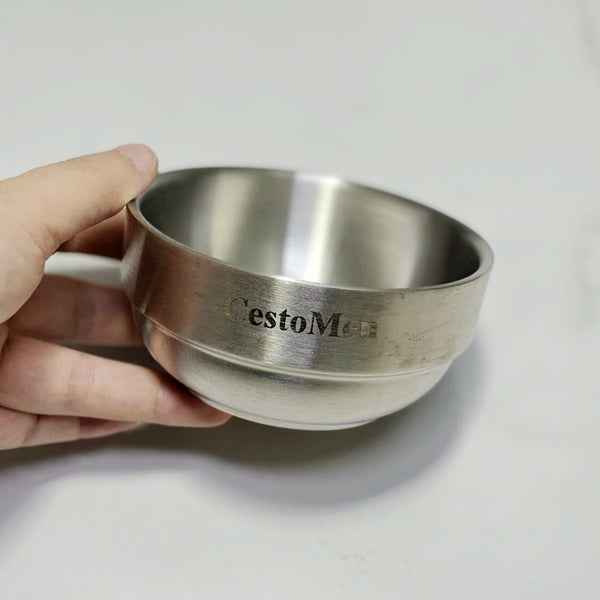 CESTOMEN Stainless Steel Shaving Bowl