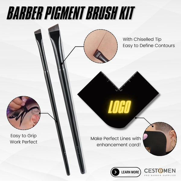 Barber Pigment Brush Kit