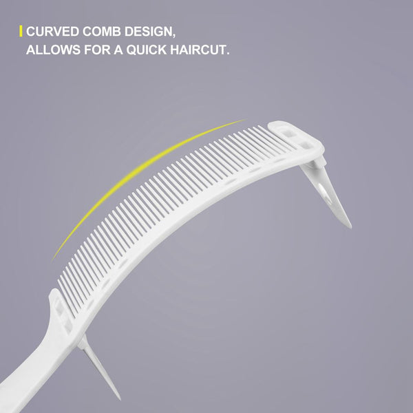 Barber Curved Comb with Attachment