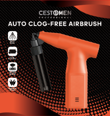 CESTOMEN CLOG-FREE WIRELESS AIRBRUSH