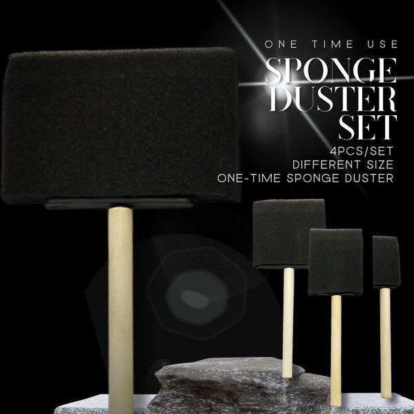 CESTOMEN Sponge Duster Handle 4pcs/Set