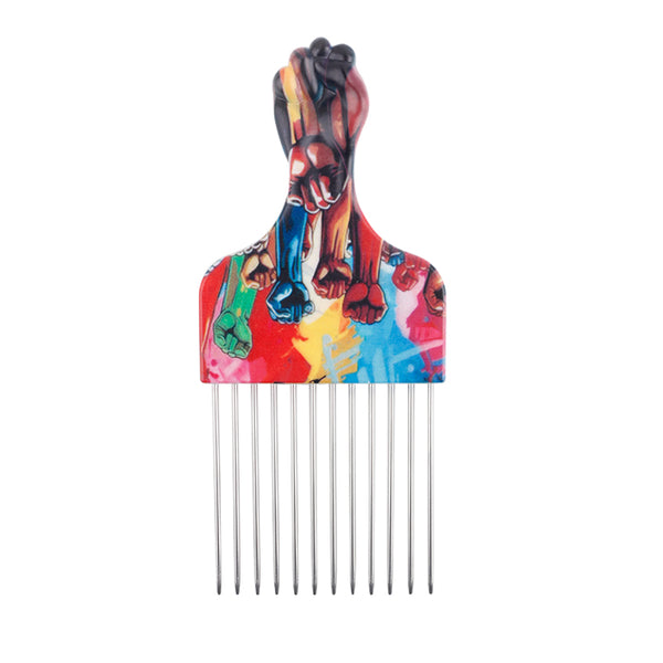 Black Hair Afro Pick Comb Set