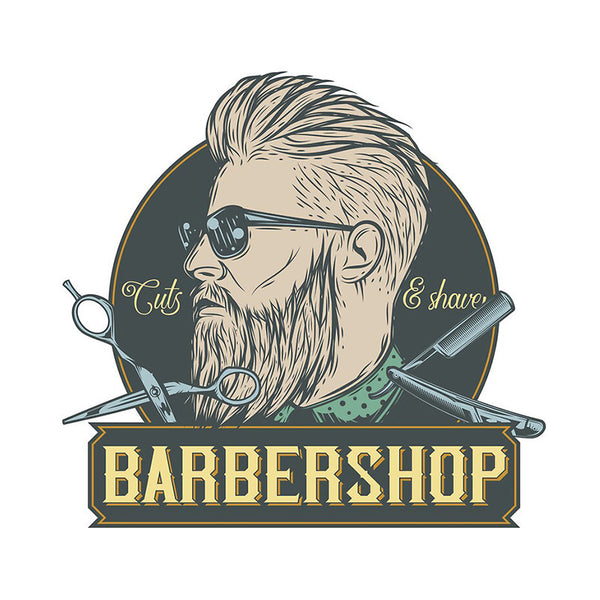 5.2inch Barber Shop Sticker